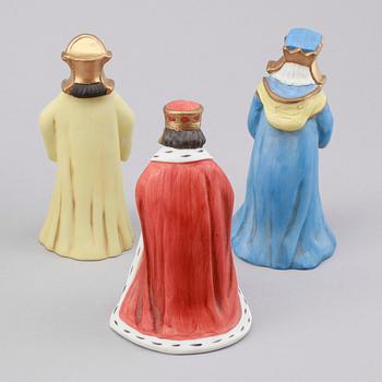 JULKRUBBA, 15 delar, porslin, efter Jenny Nyström, Kalmar Länsmuseum.