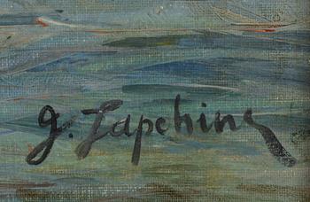 GEORGE LAPCHINE, olja på duk. Sign.