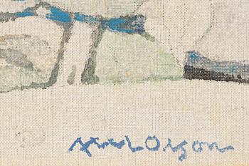 Axel Olson, "Vitt strandstilleben".