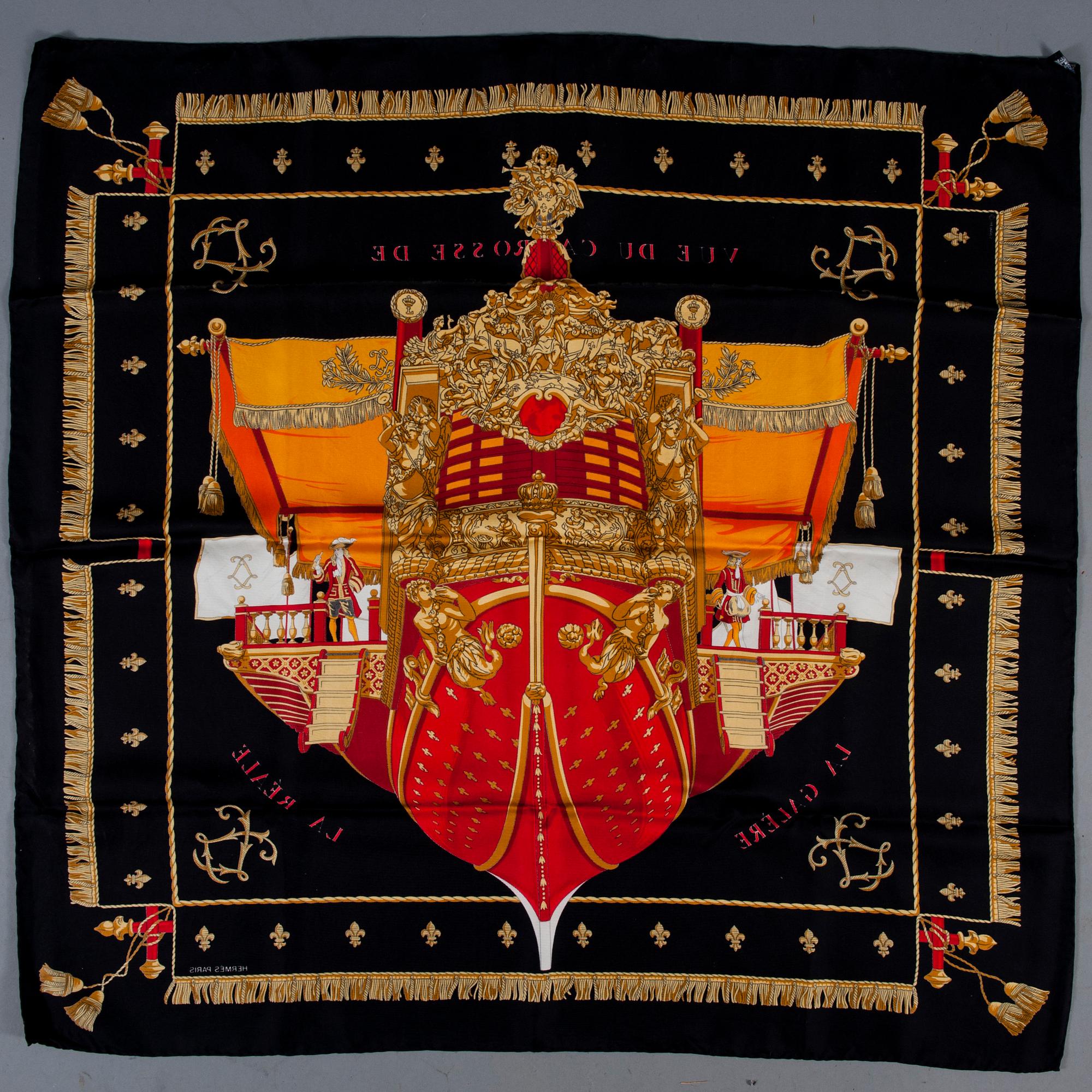 SCARF, "Vue du Carosse La Garèle La Réale", Hermès.
