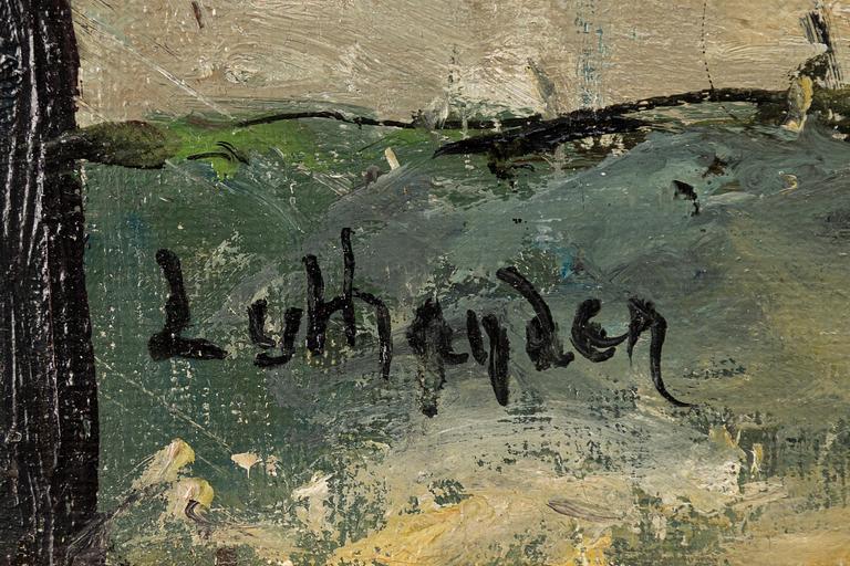 Carl Luthander, Blooming apple tree.