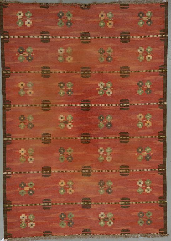 MATTA, rölakan, omkring 1900-talets mitt. Ca 280x202 cm.