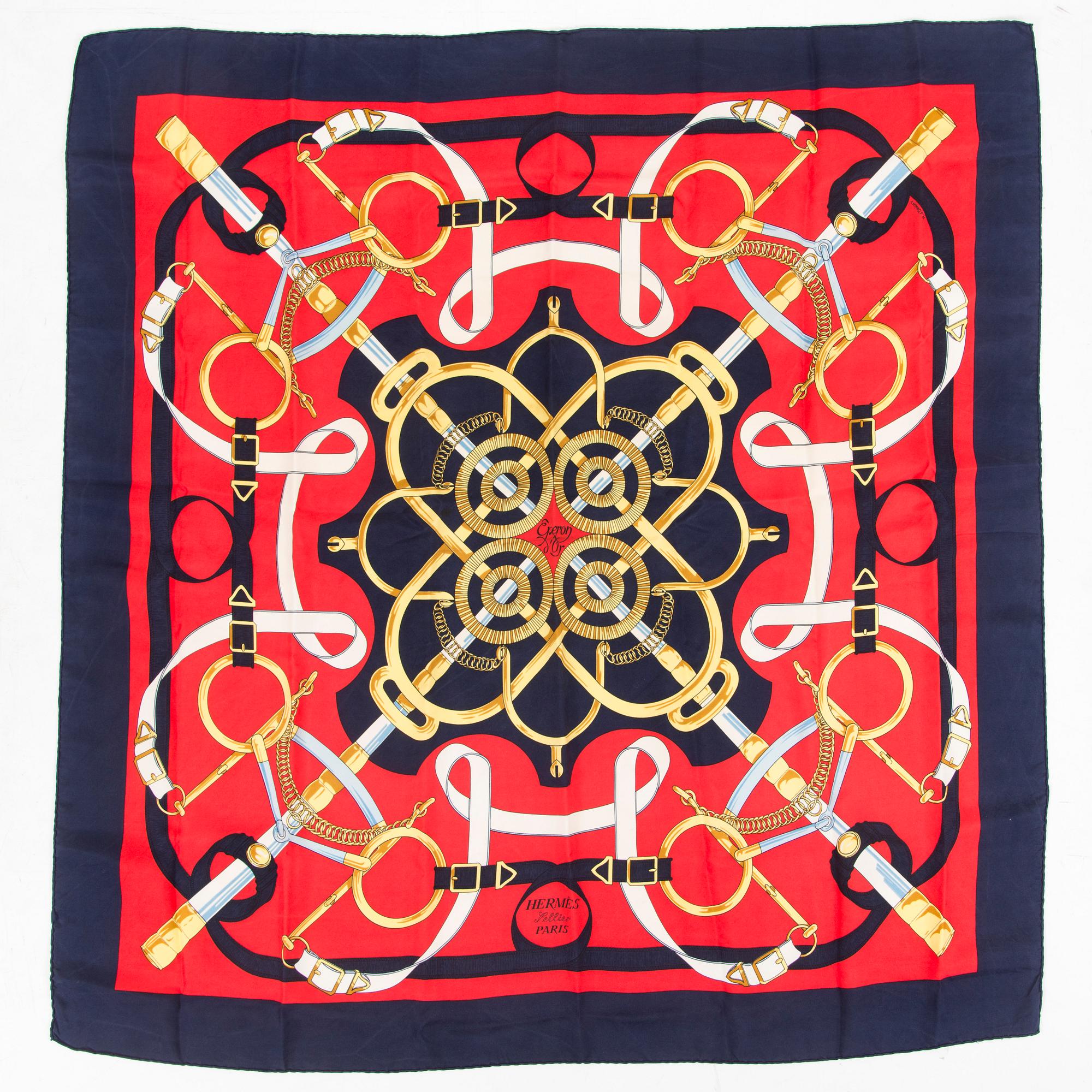 Hermès, huivi, "Eperon d'Or".