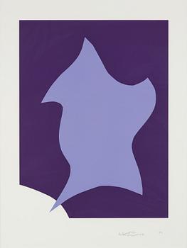 Richard Mortensen, silkscreen, 1991, signed and numbered HC.