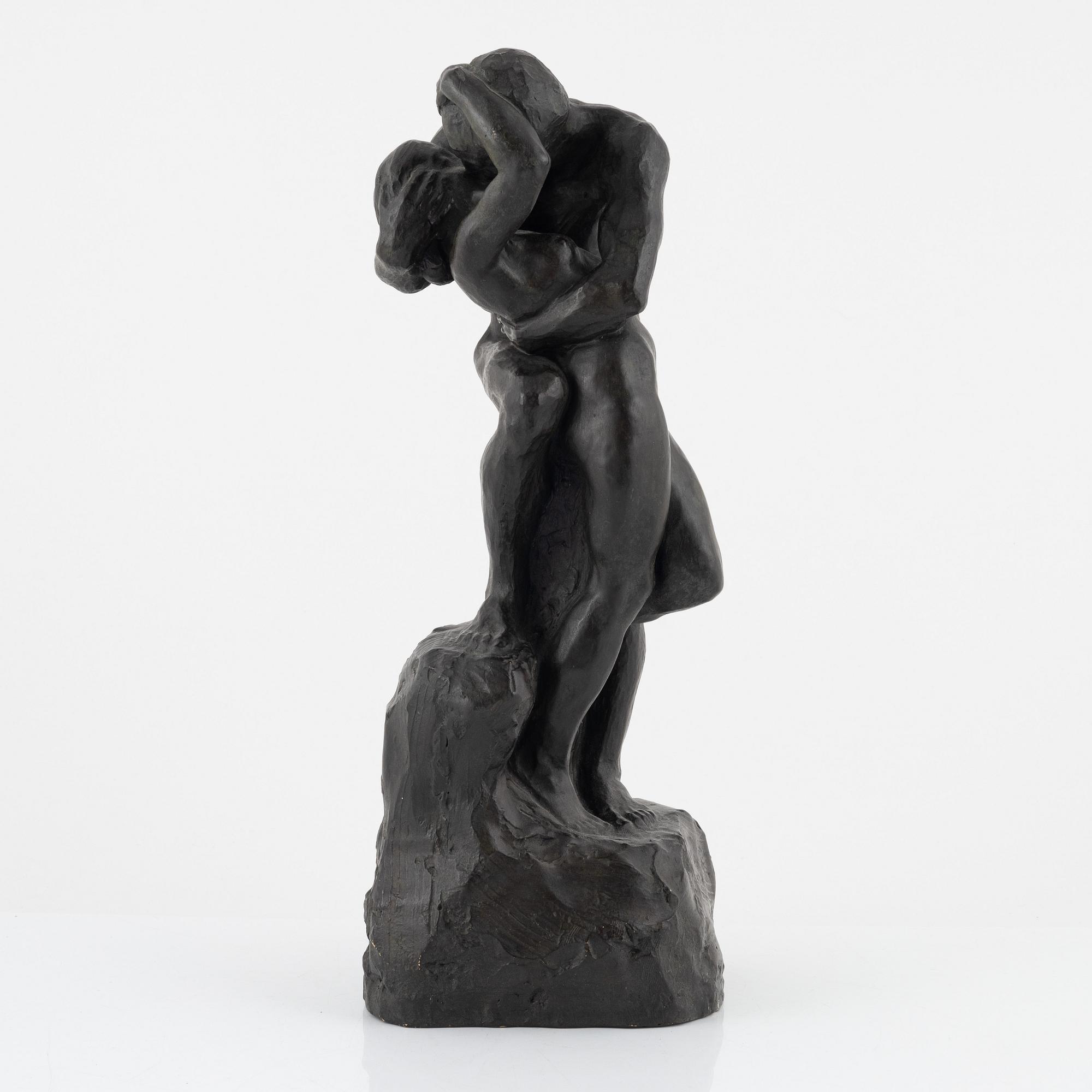 Anders Jönsson, efter, skulptur, patinerad gips.