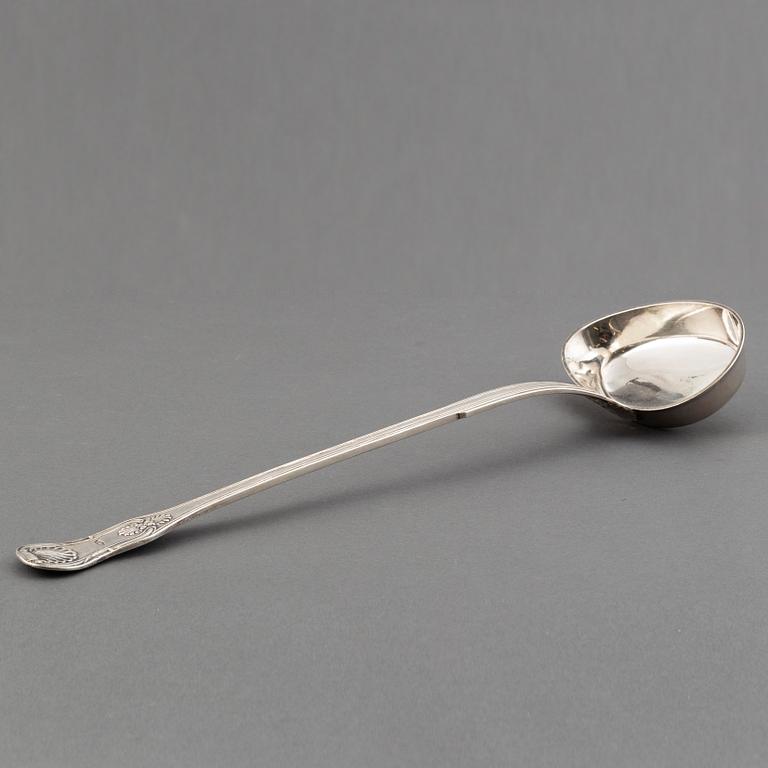 Gustaf Möllenborg, soppslev, silver, Stockholm 1841.