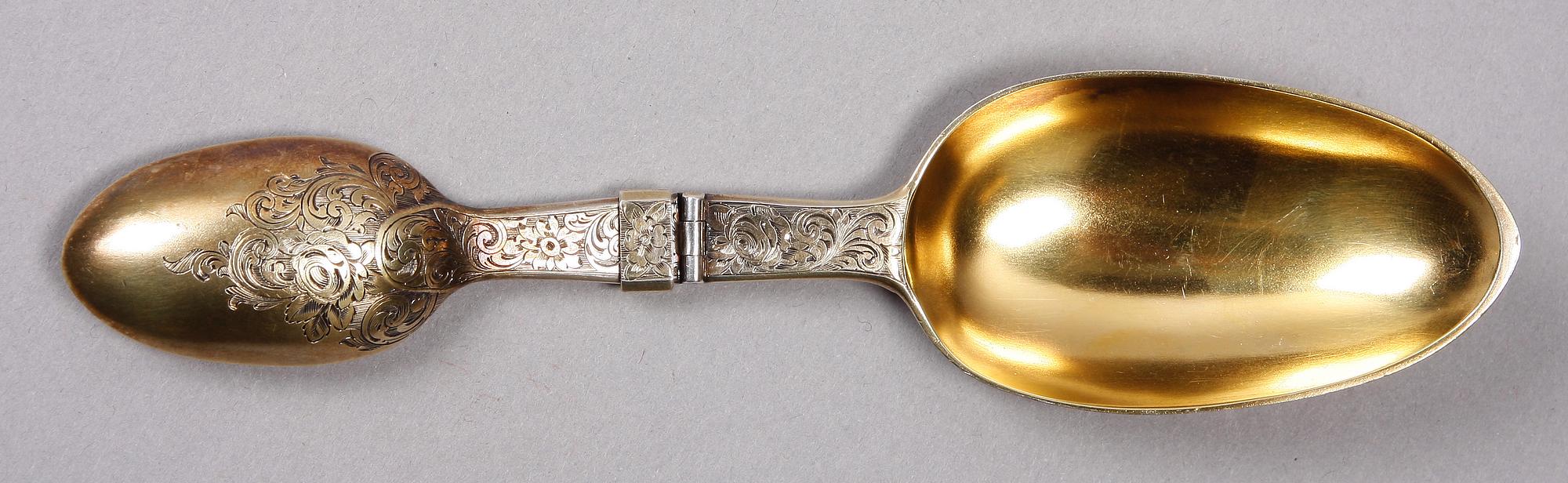 MEDICINSKED, förgyllt silver, London 1869-70.
