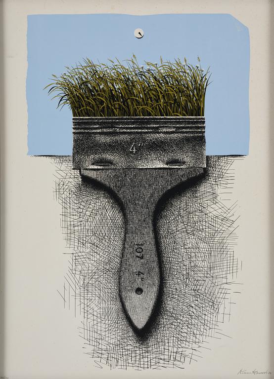 Kimmo Kaivanto, "Four inch thoughts" from: "Hommage aux Prix Nobel" (The Nobel Prize portfolio).