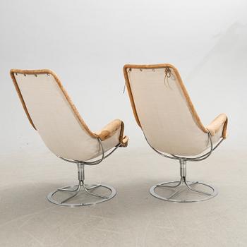 Bruno Mathsson, armchairs, a pair, "Jetson", second half of the 20th century.