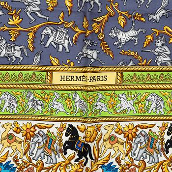 Hermès, scarf, "Chasse en Inde".