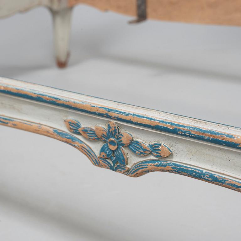 Two headboards and two bedfeet, Louis XV 18th century.