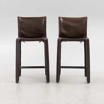 Mario Bellini, six '410 CAB' bar chairs, Cassina, Italy.