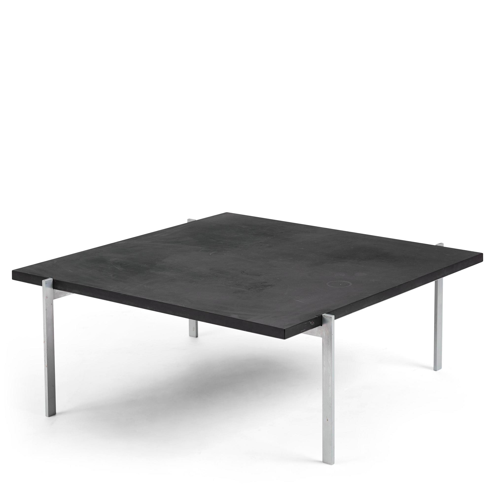 Poul Kjaerholm, a "PK61" coffee table, E. Kold Christensen, Denmark.