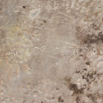 Six silver cups and tray, silver, Iran, 20th century.