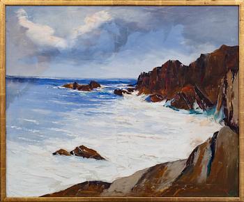 Axel Lind, oil on canvas signed.