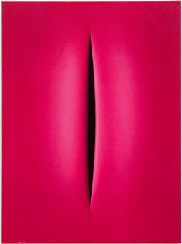 Ralf Arzt,  "Trompe l'oeil Hommage à Fontana XXVI".