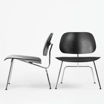 Charles & Ray Eames, a pair of "DCM" chairs, Vitra, 1997.