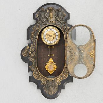 Väggur, nyrenässans, 1800-talets andra hälft.