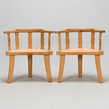Four Norwegian armchairs, Krogenäs Möbler, latter half of the 20th century.