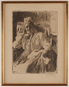 Anders Zorn, "Änkedrottning Sophia".