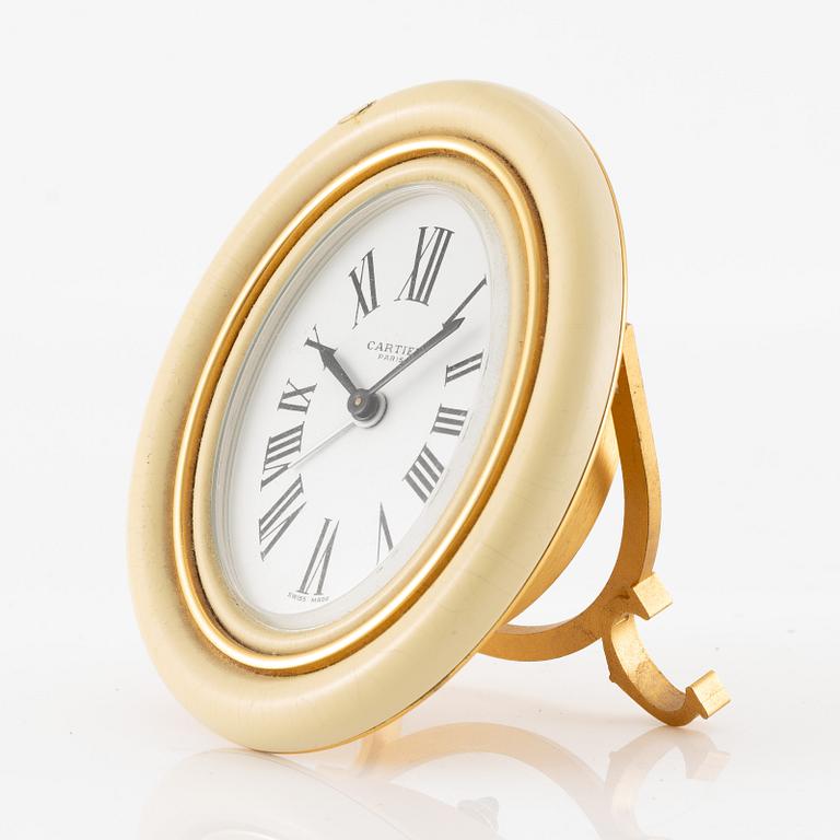 Cartier, table clock, 83 x 65 mm.