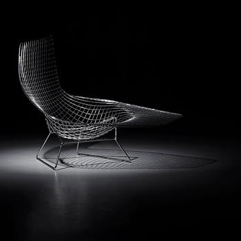 HARRY BERTOIA, "Asymmetric Chaise", Knoll International.