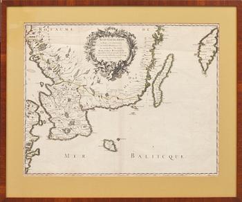 KARTA, Sanson, Syd-Gotlande, 1659.