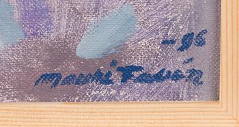 MAURI FAVÉN, tempera kankaalle, signeerattu ja päivätty -96.