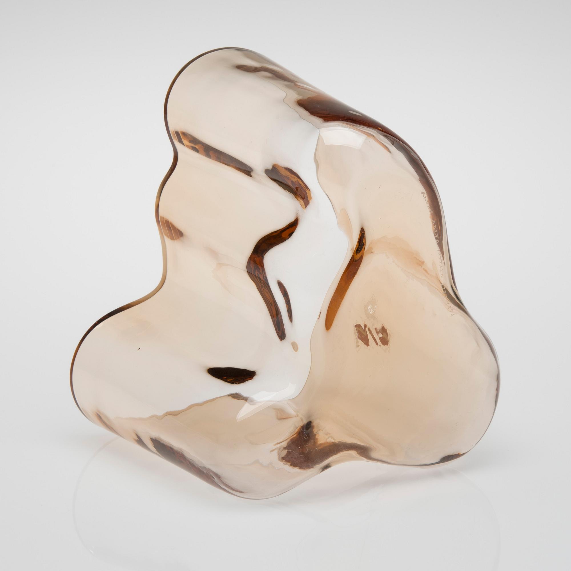 VAS, glas, "Savoy" signerad Alvar Aalto Iittala 1936-1996.