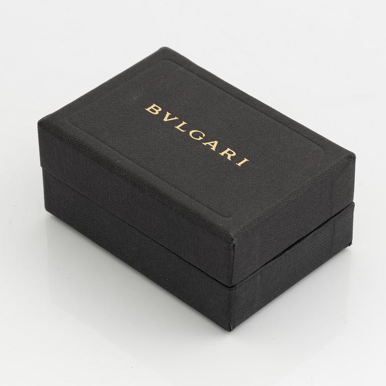 Bulgari, earrings, 18K gold and onyx.