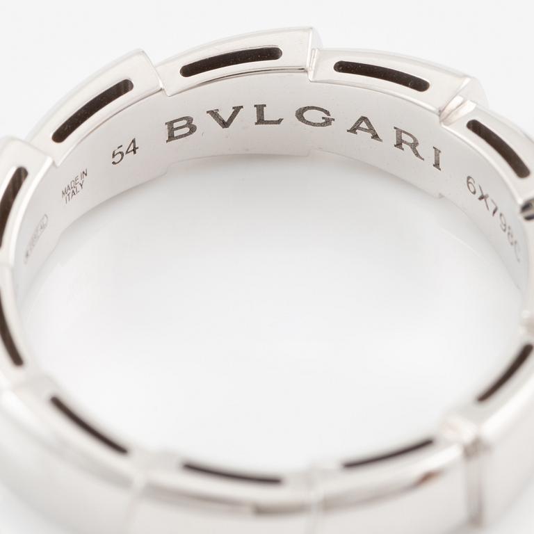 Bulgari ring "Viper" 18K white gold.