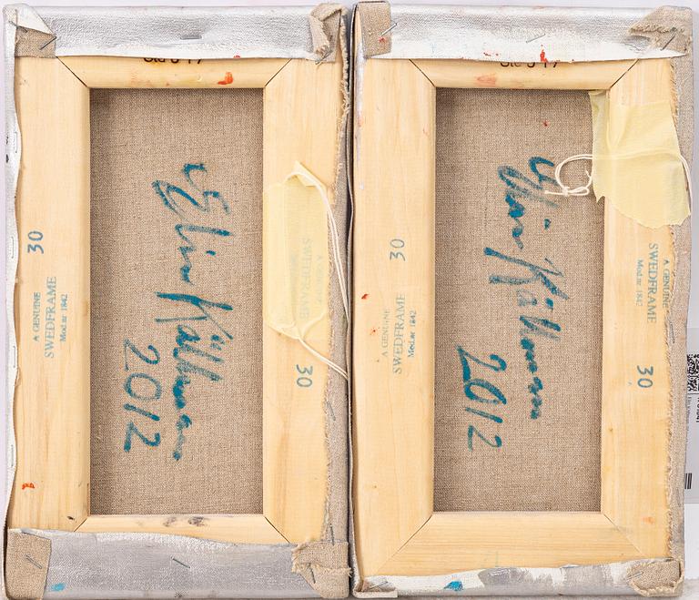 Elin Källman, Untitled, diptych.