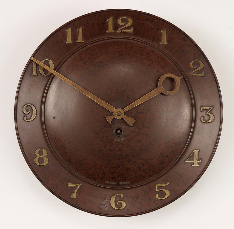 VÄGGUR, bakelit, OWO, Schweiz, 1900-talets första hälft.