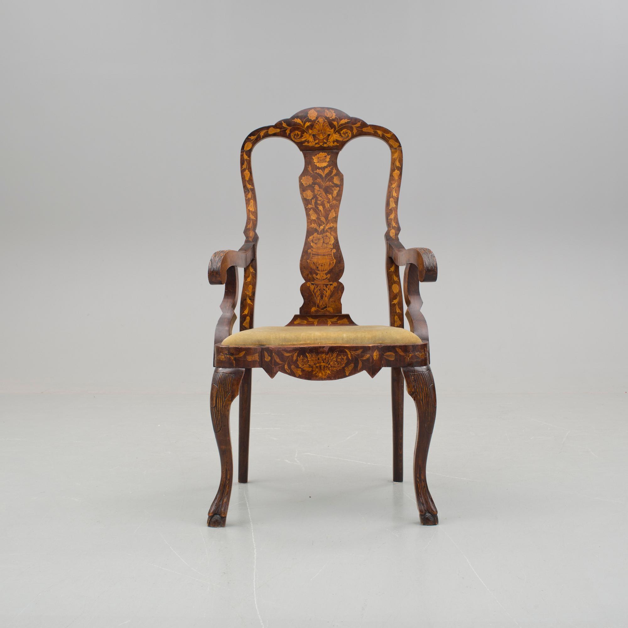 KARMSTOL, Holland, 1800-tal.