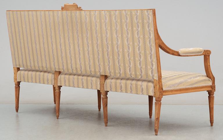 SALONGSGRUPP, tre delar. Gustaviansk, 1700-talets slut.
