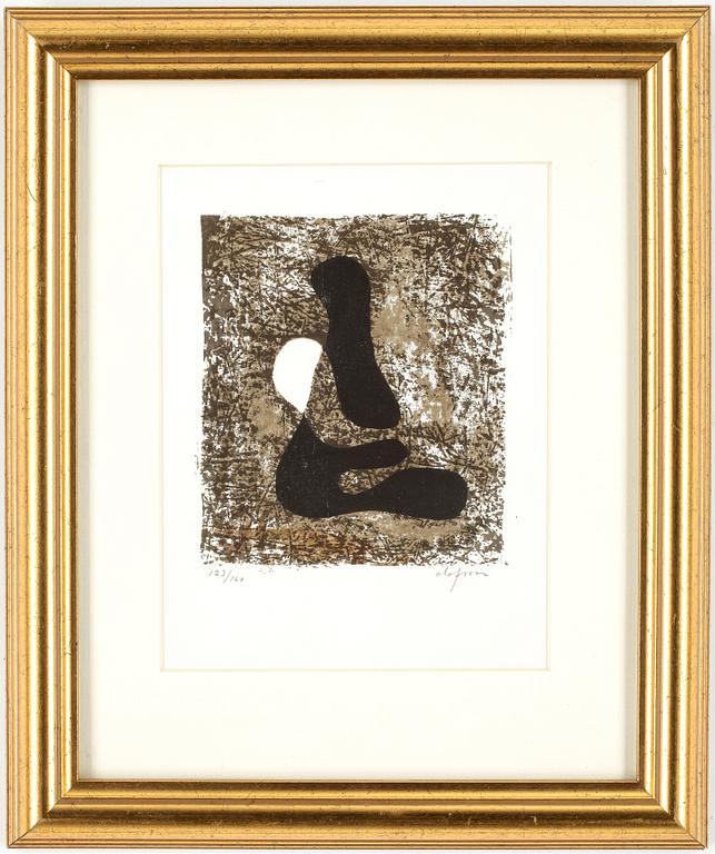 PIERRE OLOFSSON, färglitografi, blyertssignerad och numrerad 123/160.