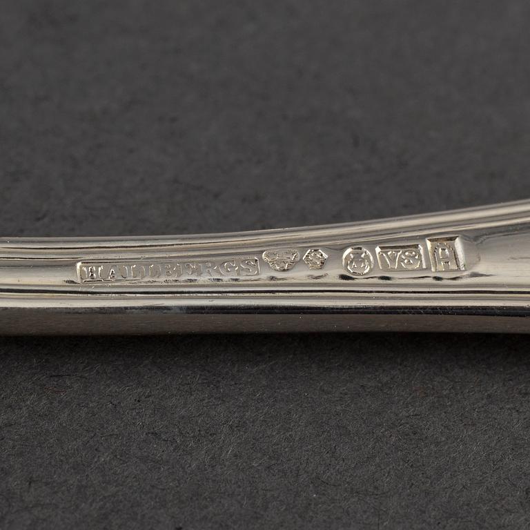 SILVERBESTICK med schatull, 233 delar, Hallbergs, 1940-tal.