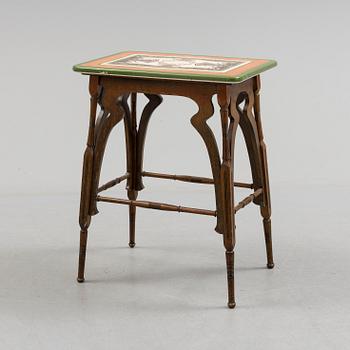 An early 20th century art nouveau table.