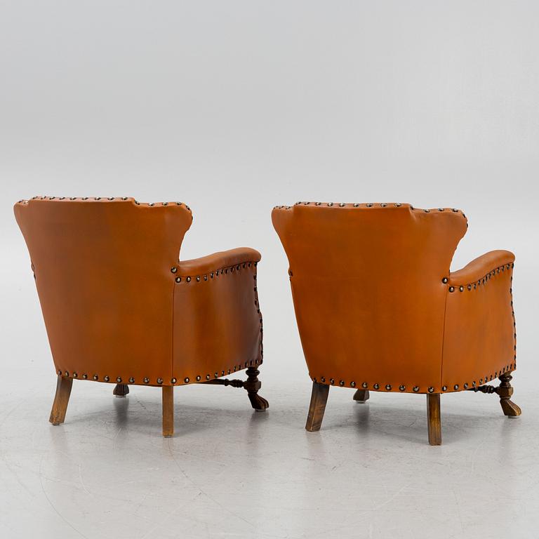 Armchairs, a pair, Swedish Grace, 1920s/30s.