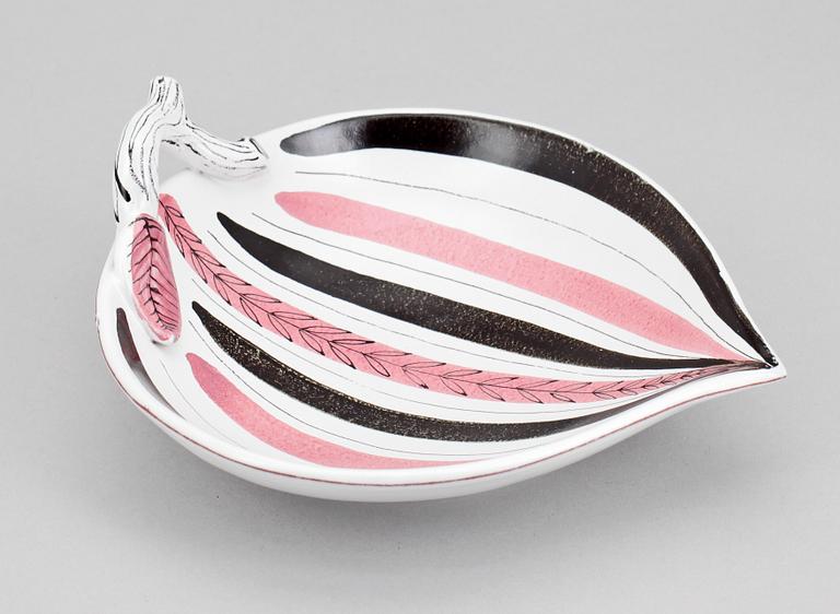 SKÅL, fajans, Stig Lindberg, Gustavsberg, sign.