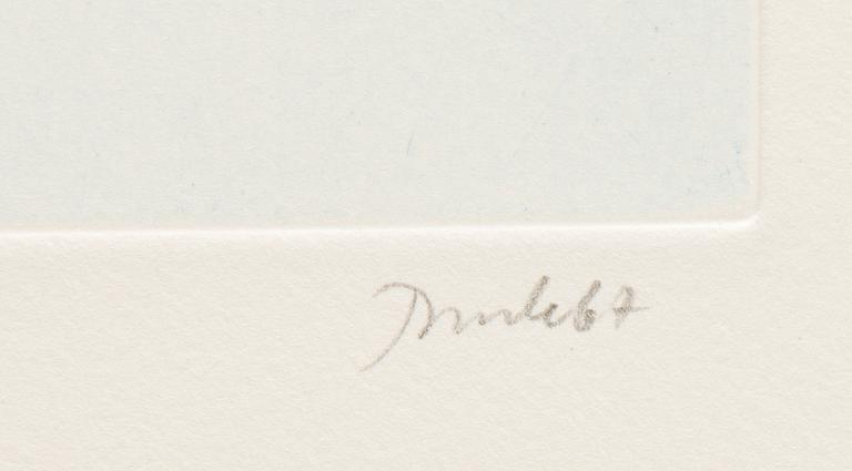 Djuric Miodrag Dado, Olika titlar, 30 st etsningar, samtliga signerade och olika numreringar. 1970-tal.