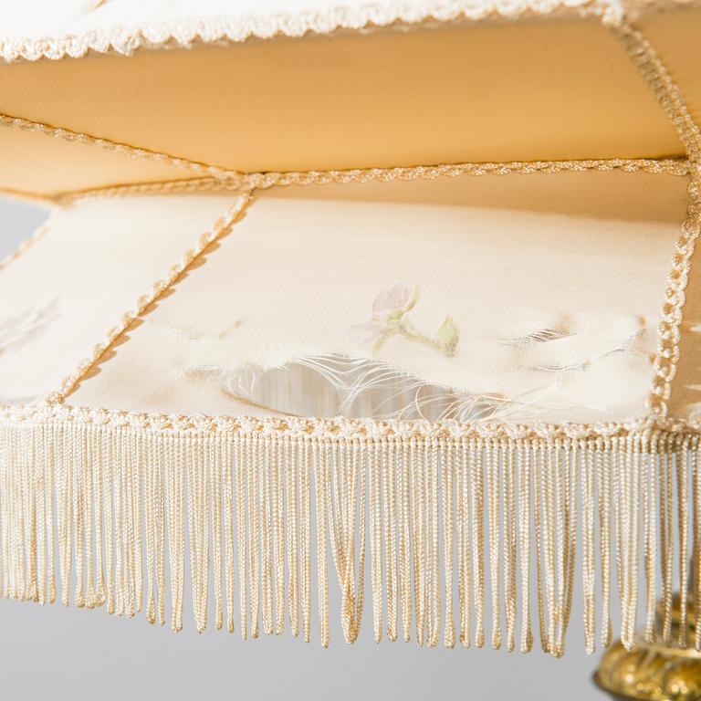 A late 19th century floor lamp.