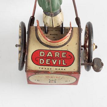 Leksaker 2 st, bland annat, Lehmann "Dare Devil EPL 752" Tyskland, i produktion 1924-1935.