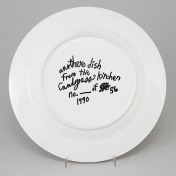 CARY SLEIBOWITZ, "A Whiney asshole", plate, 1990. ed 56.