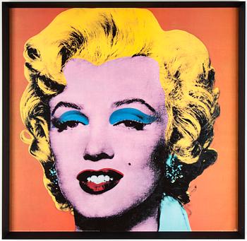 Andy Warhol · ANDY WARHOL, efter, offsetlitografi / poster, "Marilyn Monroe". Andy Warhol Foundation, 1995.