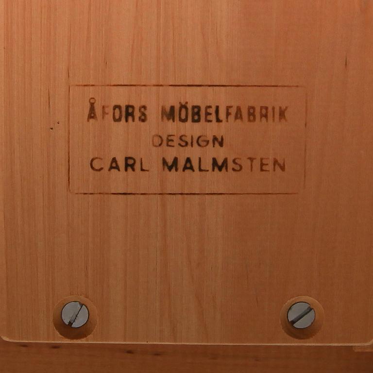 MATSALSMÖBEL, 6 delar, Calmare Nyckel, Carl Malmsten, 1900-talets andra hälft.