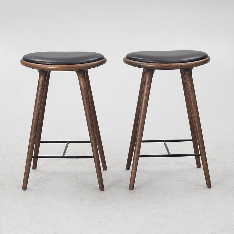 Space Copenhagen, barpallar, 4 st, "High Stool", Mater.