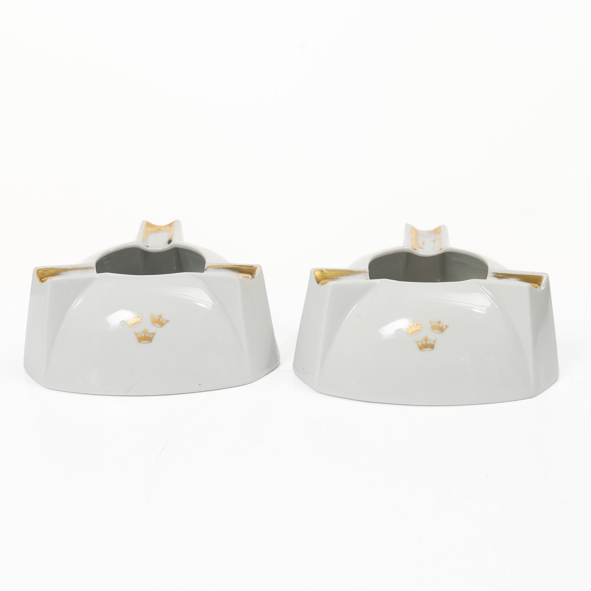 Swedish American Line, collection, 17 pieces.