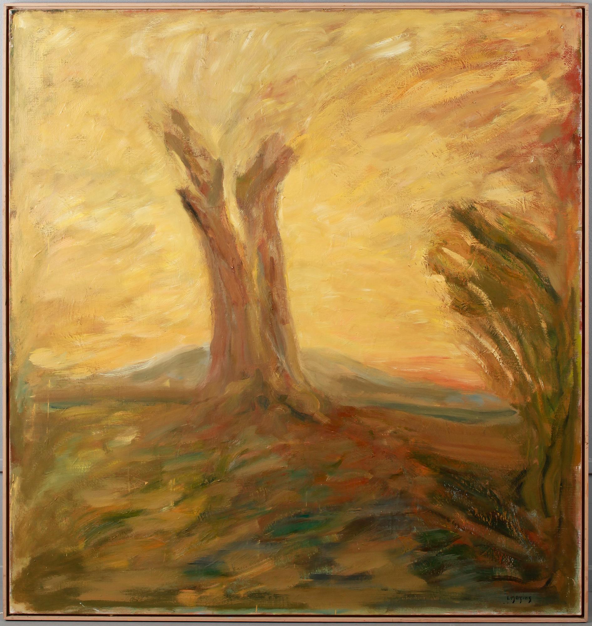IVAR MORSING, oil on canvas, stamp signature.