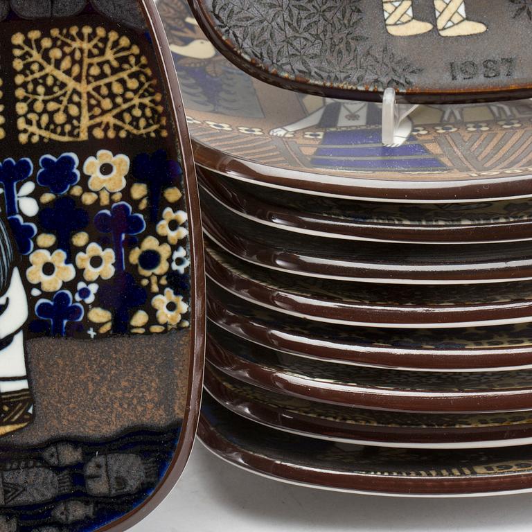 2O ANNUAL PLATES BY RAJA UOSIKKINEN for ARABIA.